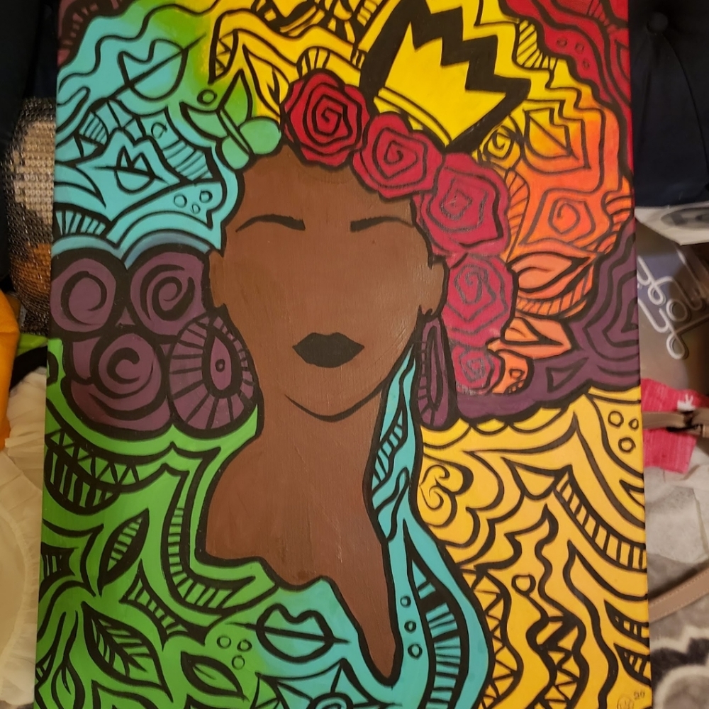 Original Abstract Colorful painting